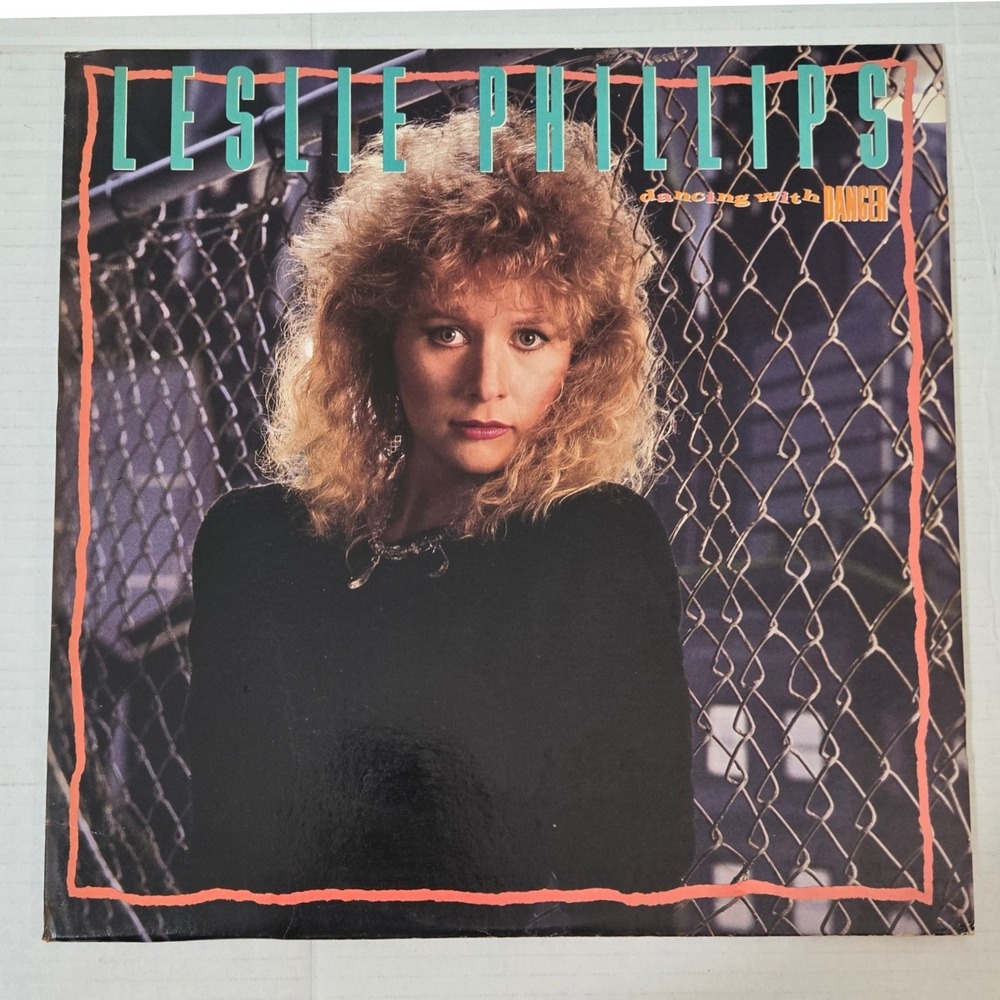 Leslie Phillips Dancing with Danger Vinyl LP 1984 Myrrh SPCN 7-01-680206 80s CCM